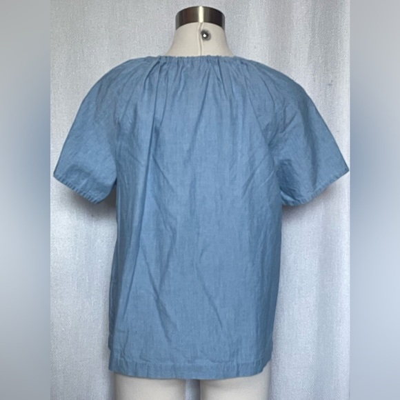 J Crew Chambray top - Picture 3 of 9